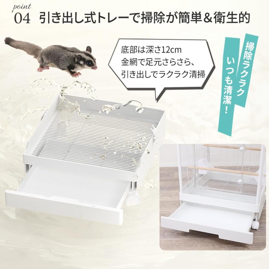 フクロモモンガ アクリルケージ クリアフロント 590high