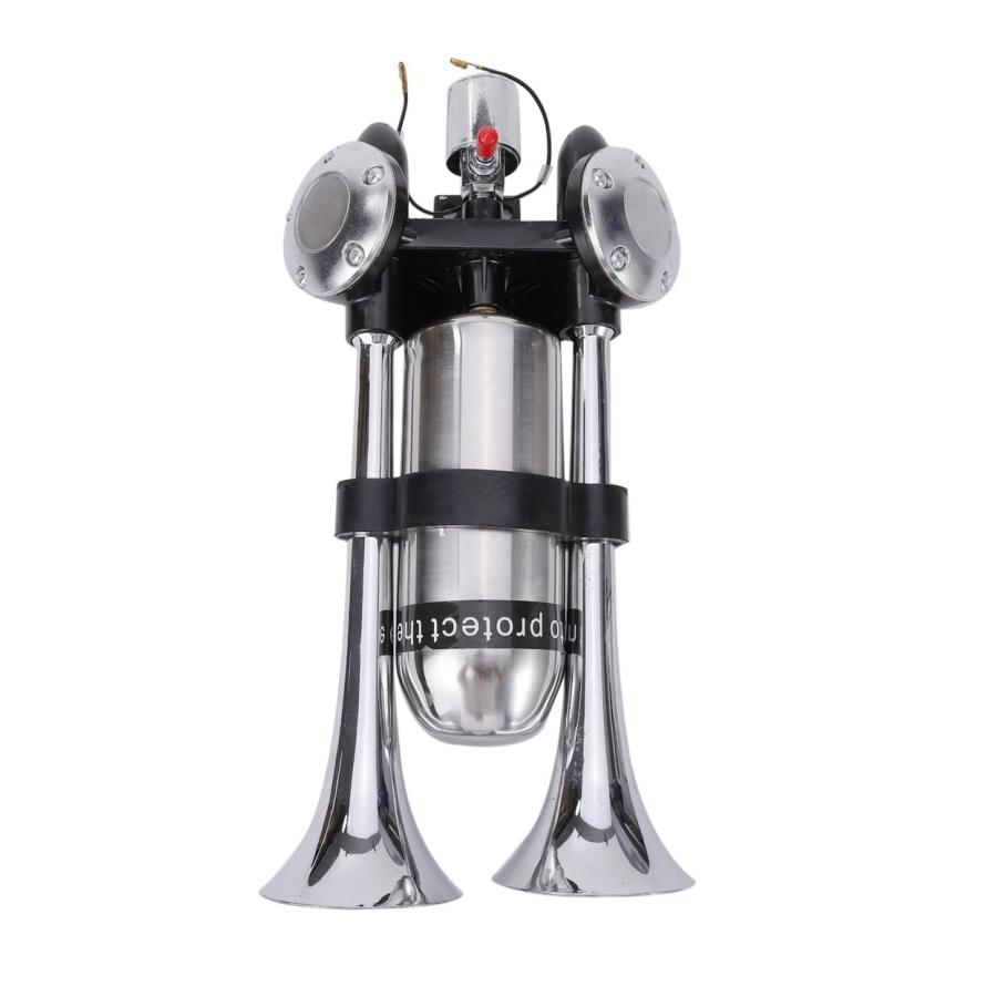 12Ｖ 24Ｖ兼用 2連 エアーホーン ヤンキーホーン エコーホーン 新幹線ホーン 500db 車用ホーン スピーカー キット エアホーン トラック |  | 02