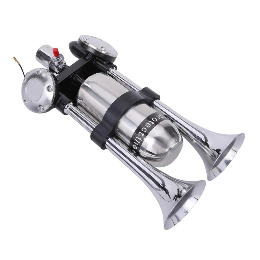 12Ｖ 24Ｖ兼用 2連 エアーホーン ヤンキーホーン エコーホーン 新幹線ホーン 500db 車用ホーン スピーカー キット エアホーン トラック |  | 05