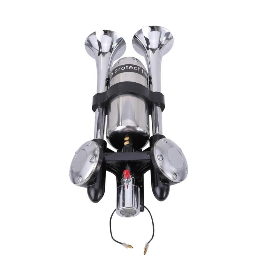 12Ｖ 24Ｖ兼用 2連 エアーホーン ヤンキーホーン エコーホーン 新幹線ホーン 500db 車用ホーン スピーカー キット エアホーン トラック |  | 06