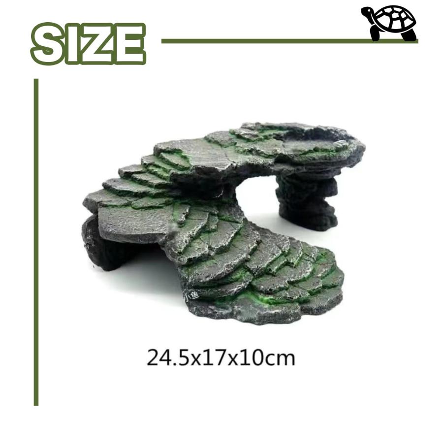 Hyack レオパ シェルター 爬虫類 亀 陸地 隠れ家 スドー 苔 登り台 両生類 トカゲ |  | 02