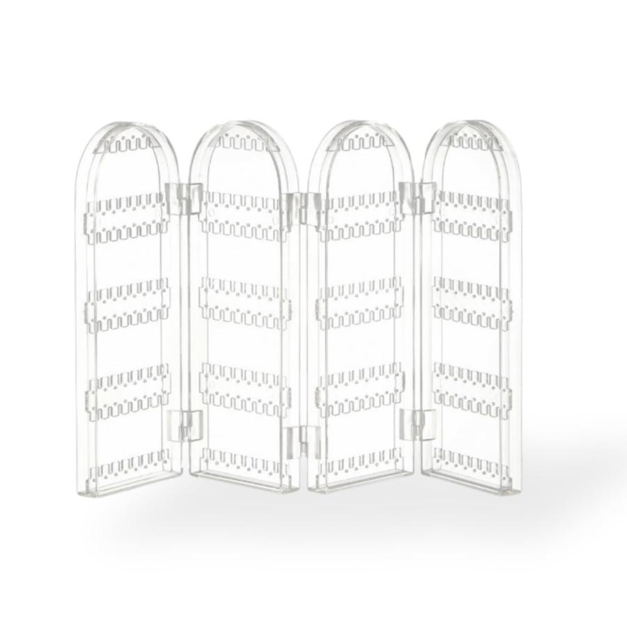 Neutral Zenith ピアス スタンド 折りたたみ イヤリング 収納 大容量 アクセサリー ディスプレイ コンパクト ジュエリー 収納棚 | 