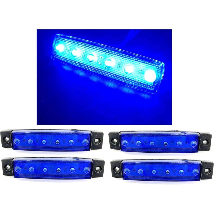 女性が喜ぶ 12v 青 8個 Led 6連 サイドマーカー ブルー マーカーランプ 角マーカー Yamaha 車用 暖色 ポジションランプ 高輝度 車用品 Ed Topdental Com Ar