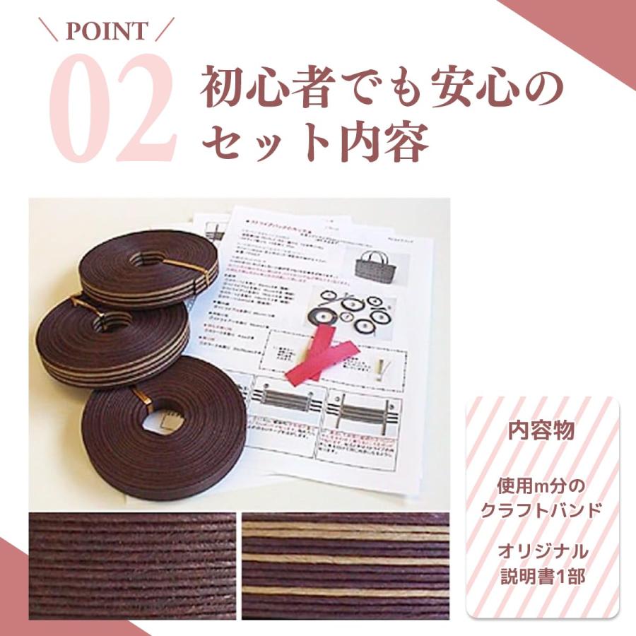 WrapFun ppバンド 手芸用 手作りキット(バック) 紙バンド クラフト