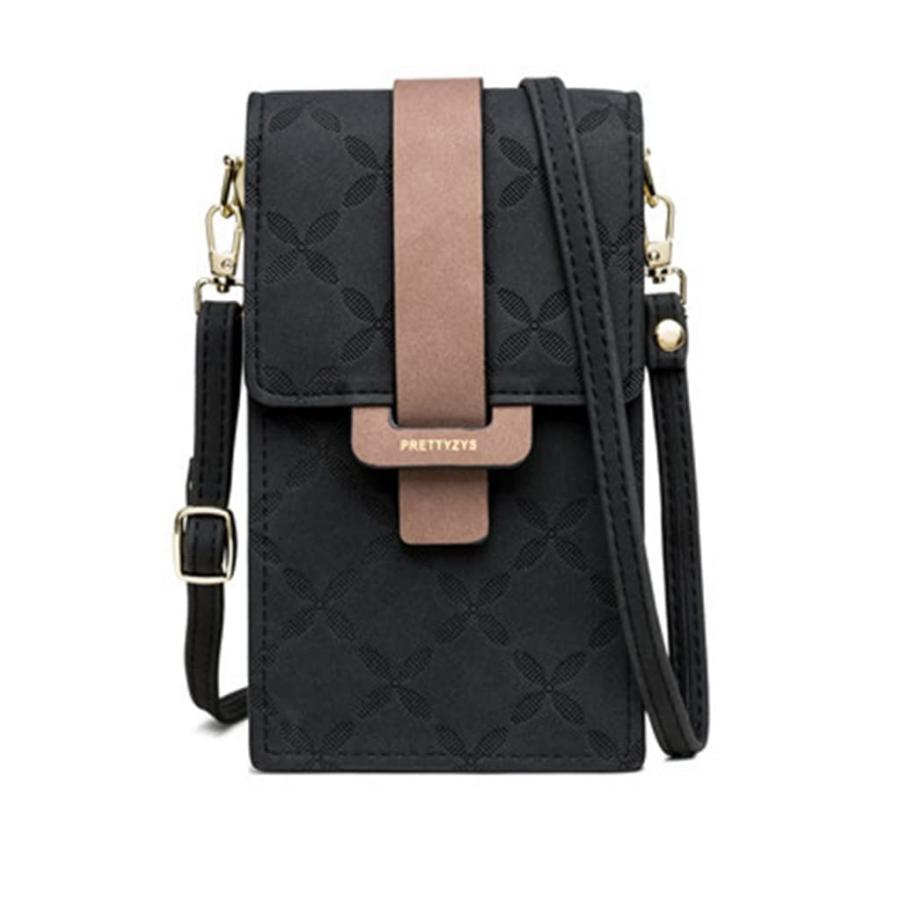 スマホポーチ ショルダー レディース 財布 サコッシュ 縦型 がま口 バッグ お財布ショルダー 母の日 携帯 軽量 肩掛け 斜めがけ スマホ収納 携帯 | 