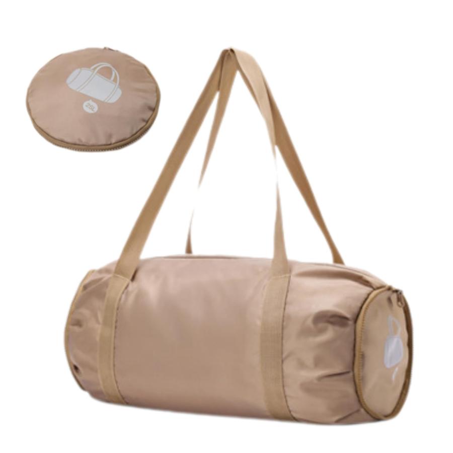 Akaaka ジムバッグ スパバッグ スポーツ 軽量 防水 撥水 折りたたみ 25L 温泉 サウナ プール用 小型 トート(ベージュ) | 