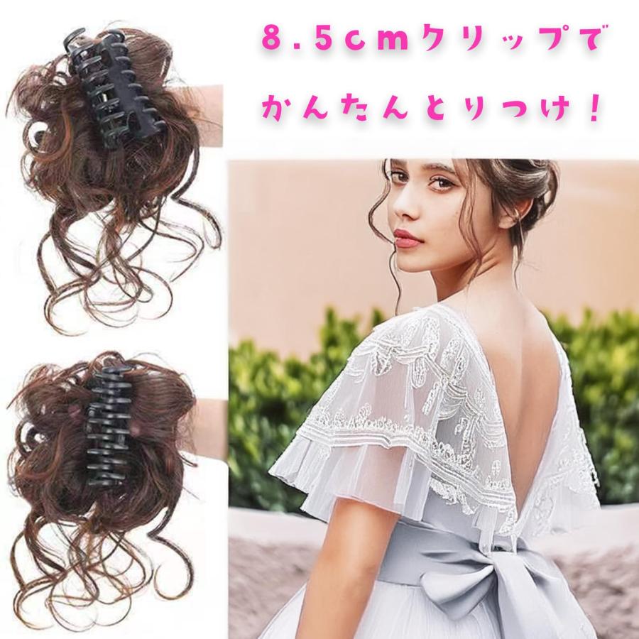 Alpha Depot お団子 ウィッグ お団子ヘア まとめ髪 クリップ アレンジ 大きめ 部分 和装 痛くなりにくい かわいい お洒落 つけ毛 ボリ |  | 03