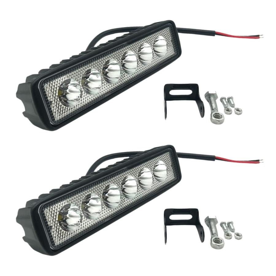 Tochi Wish 汎用 吊り下げ LED バックランプ フォグランプ ワークライト 作業灯 IP67 防水 18W 車 オートバイ トラック アメ | 