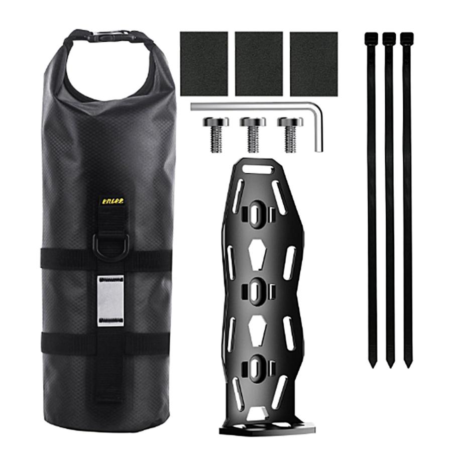 COZENTA 自転車 フレームバッグ ボトルホルダー 防水 大容量 フロントフォーク (ロードバイク) | 