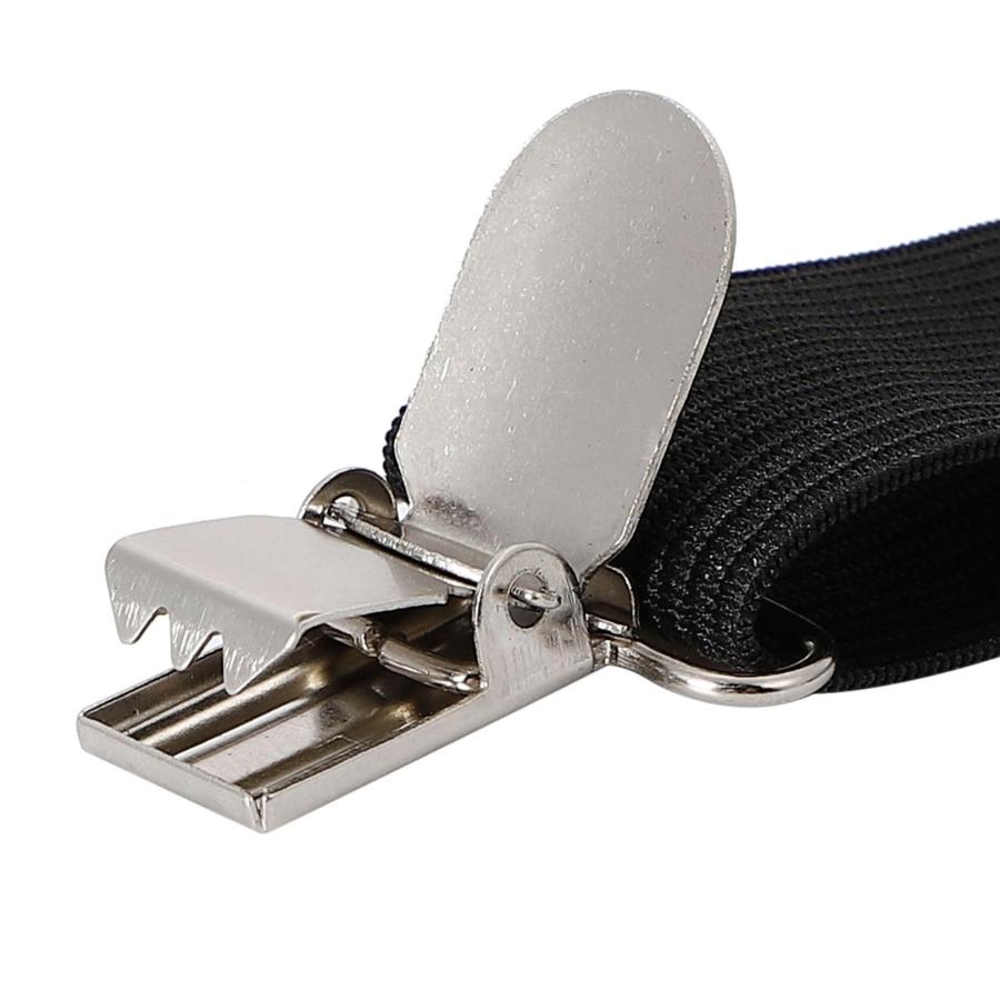 Partools ベッドシーツ固定クリップ 4本セット 50-180cm 調整可能 布団ズレ防止 ゴムバンド (ブラック) |  | 05