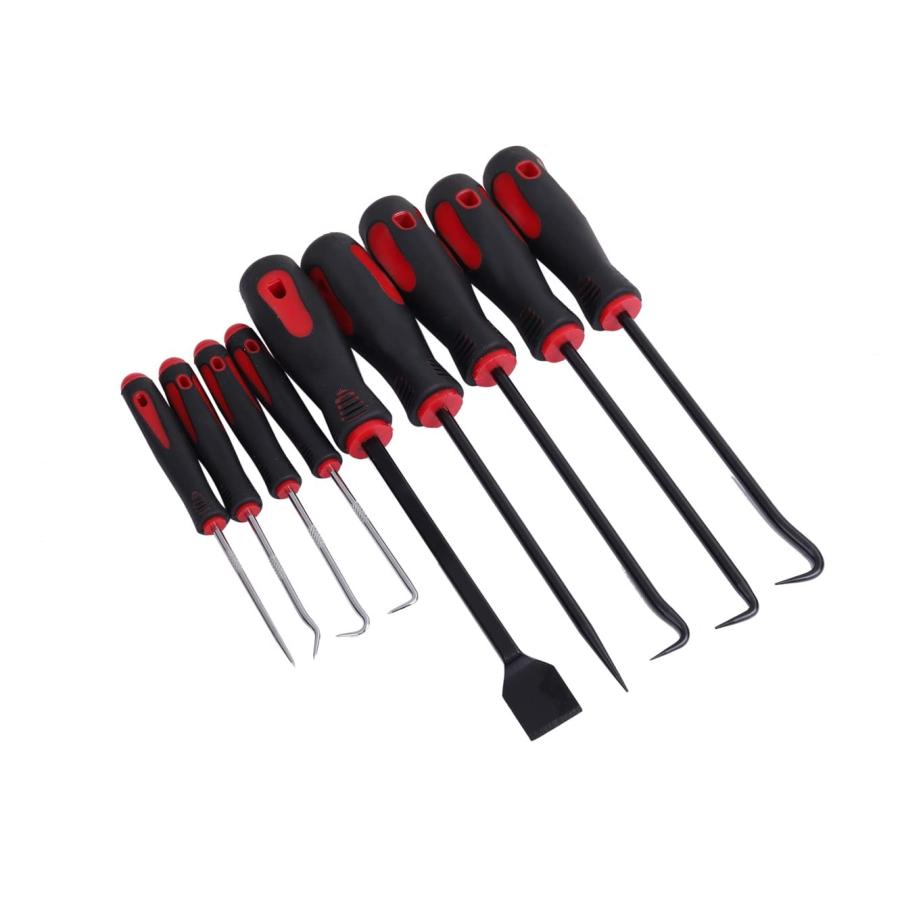 シールはがし 赤色 ピックツール オイルシール リムーバー 9種類セット パッキン交換 工具 メンテナンス オイル シール 9種セット 剥がし パッキ |  | 05