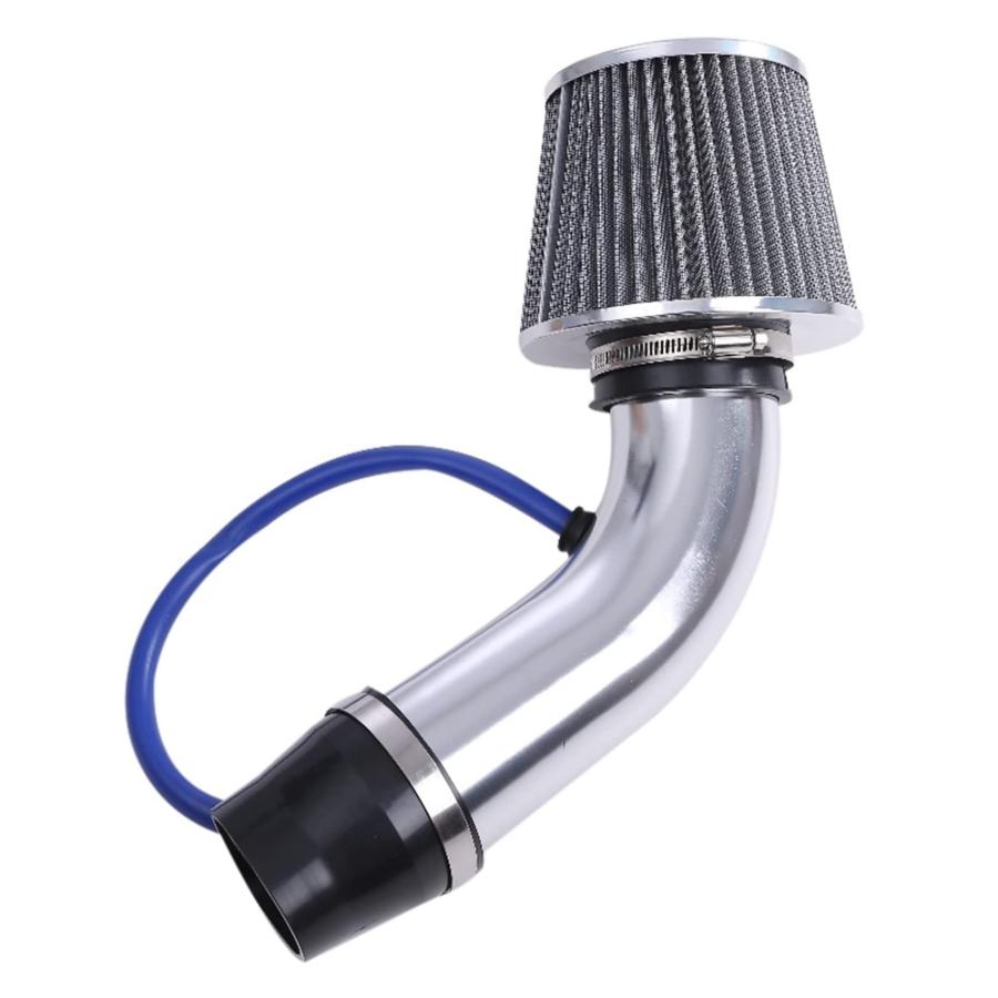 エアフィルター 76mm 口径 吸気管 フィルター クリーナー 高流量高冷風 自動車用 アルミ製エアインテークパイプ 汎用 (レッド) |  | 10