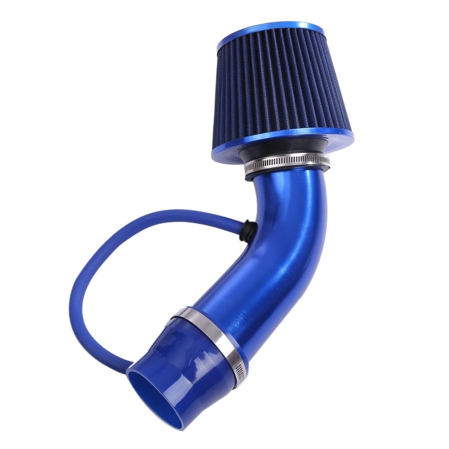 エアフィルター 76mm 口径 吸気管 フィルター クリーナー 高流量高冷風 自動車用 アルミ製エアインテークパイプ 汎用 (レッド) |  | 11