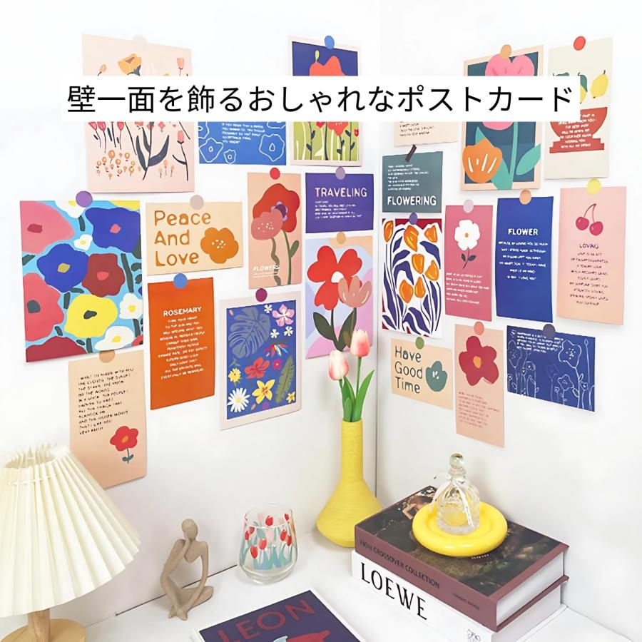 ドナリー ポストカード アートポスター 12枚セット 厚紙 北欧 韓国 海外 インテリア 雑貨 おしゃれ ミニポスター メッセージカード (A) |  | 04