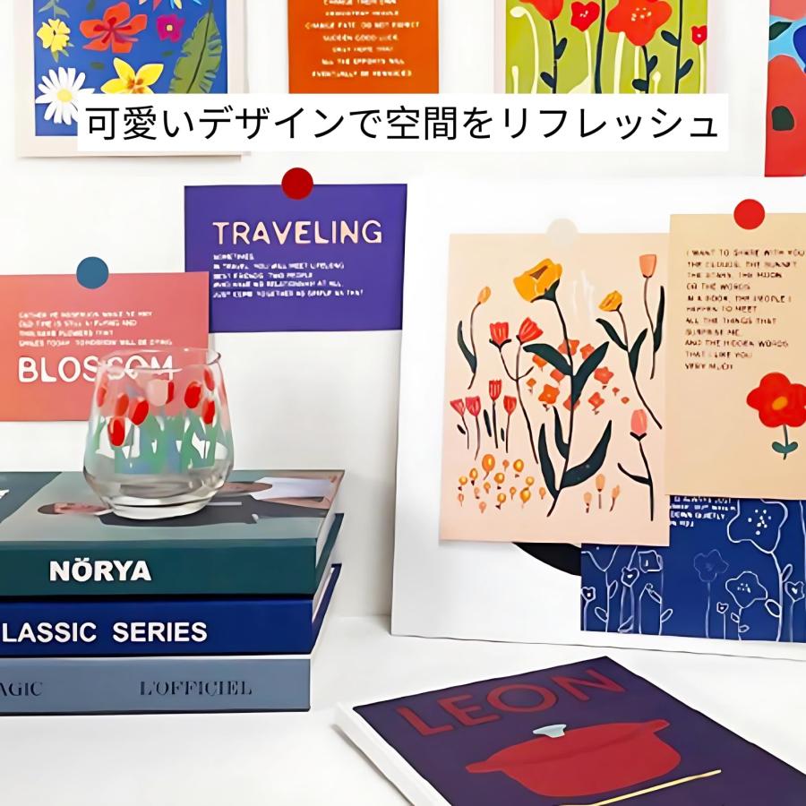 ドナリー ポストカード アートポスター 12枚セット 厚紙 北欧 韓国 海外 インテリア 雑貨 おしゃれ ミニポスター メッセージカード (A) |  | 05
