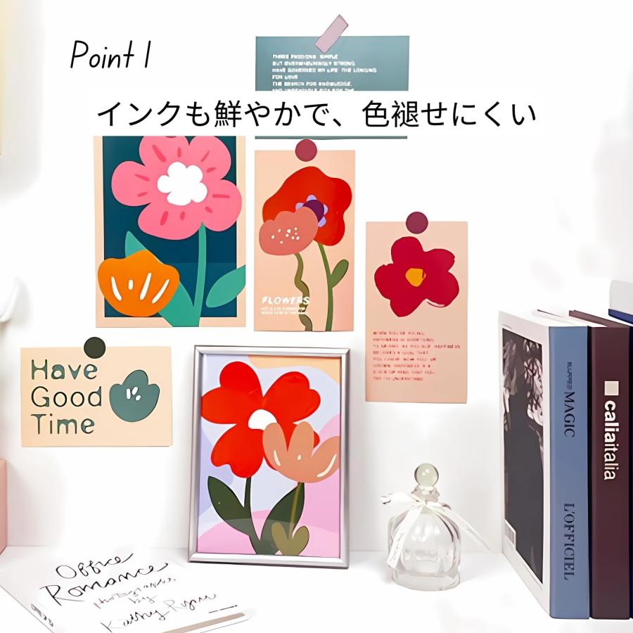 ドナリー ポストカード アートポスター 12枚セット 厚紙 北欧 韓国 海外 インテリア 雑貨 おしゃれ ミニポスター メッセージカード (A) |  | 06