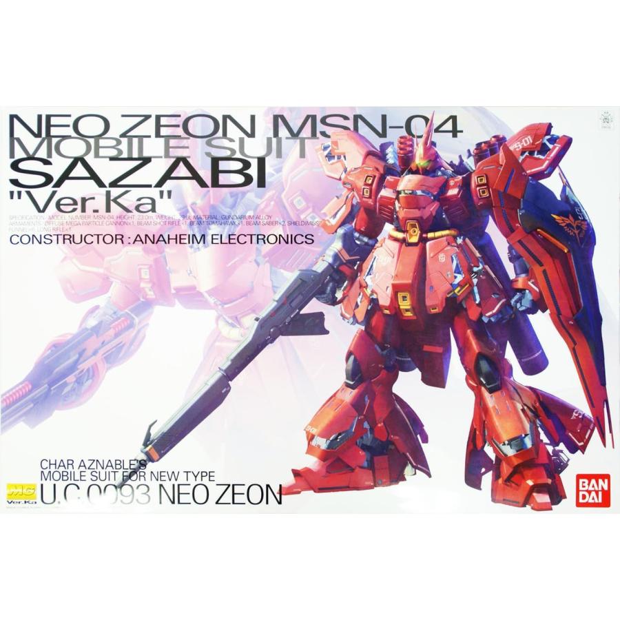 MG MSN-04 サザビー Ver.Ka ガンプラシャア専用　機動戦士ガンダム MG 1/100 MSN-04 サザビーVer.ka｜バンダイ ホビーサイト