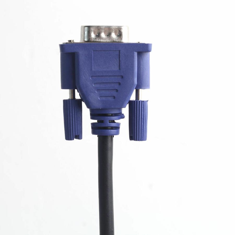 1.5m/1.8m VGAケーブル ×1本 vga ディスプレイケーブル ミニD-Sub 15