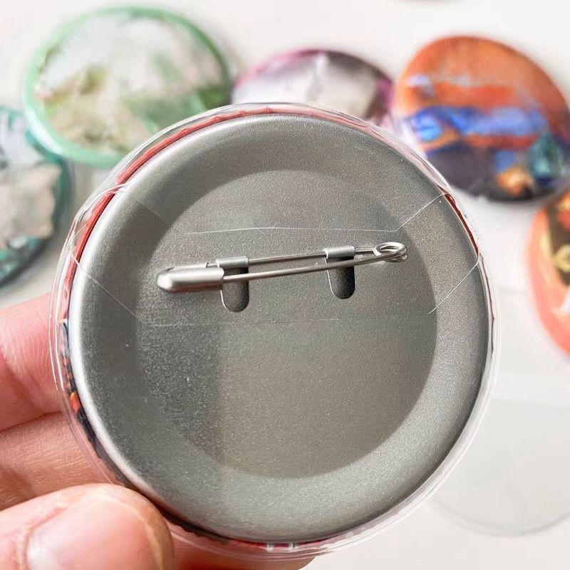 20個】 缶バッジカバー 高い 丸型 約58mmのサイズに対応 透明 約63mm