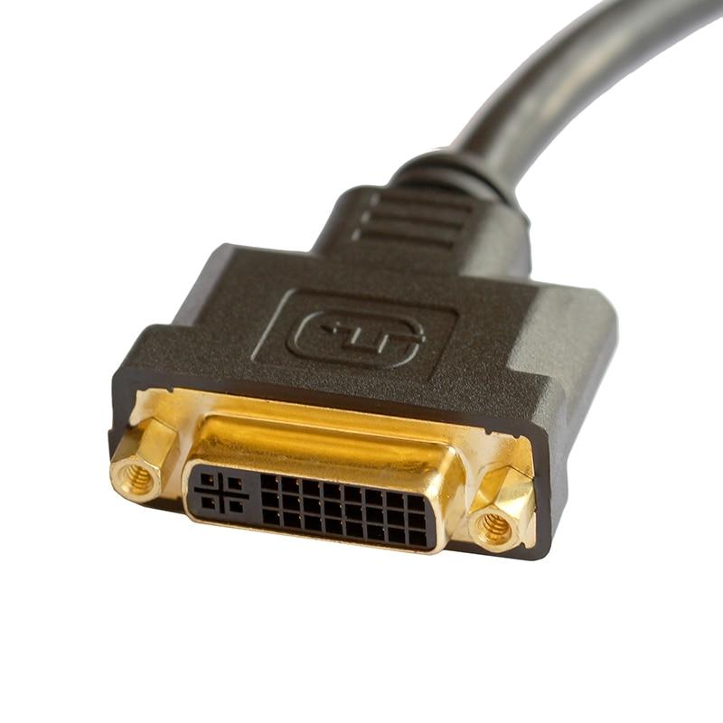 20cm】HDMI 変換アダプターケーブル HDMI タイプA オス - DVI-Iメス