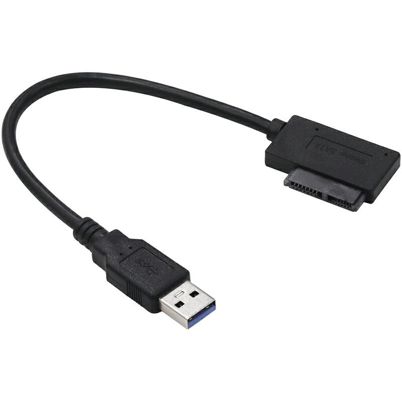USB 3.0 - 7+6 13ピン スリムライン SATA ケーブルアダプター ノート