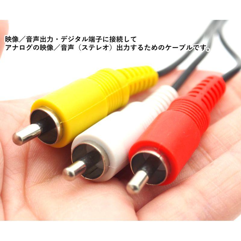 約120cm】RCA変換ケーブル AVC-DC400ST互換 Canon (キャノン)用 約120cm】RCA変換ケーブル AVC-DC400ST互換 Canon (キャノン)用