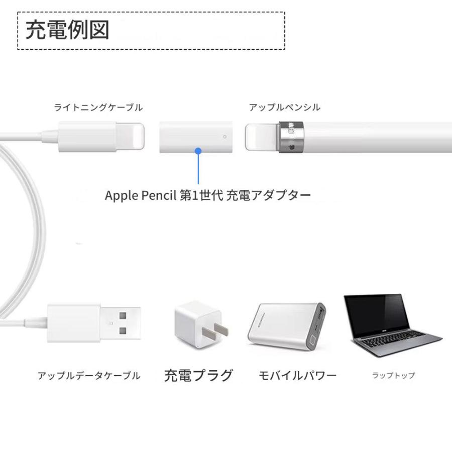 互換品]【2点】 Apple Pencil用 充電アダプター 第1世代 20mm×9mm