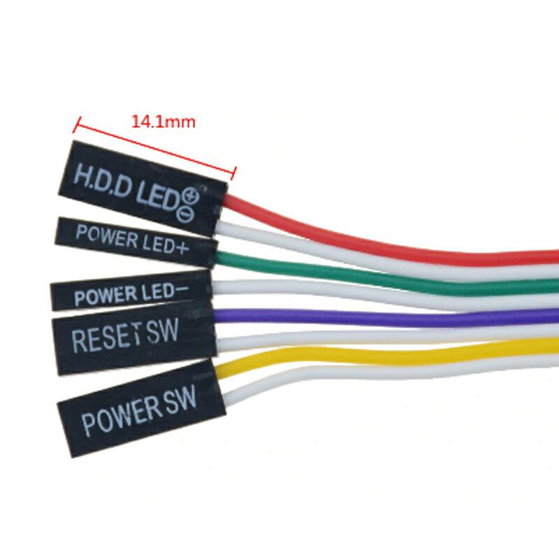 約65cm(端子含む)】電源リセットスイッチ 電源スイッチ LED付き