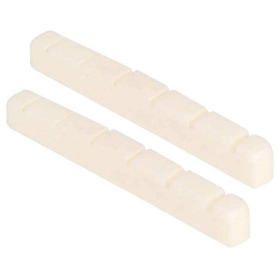 2点セット】ナット 純牛骨製 エレキギター 42mm×3.5mm×4.5mm/3.0mm
