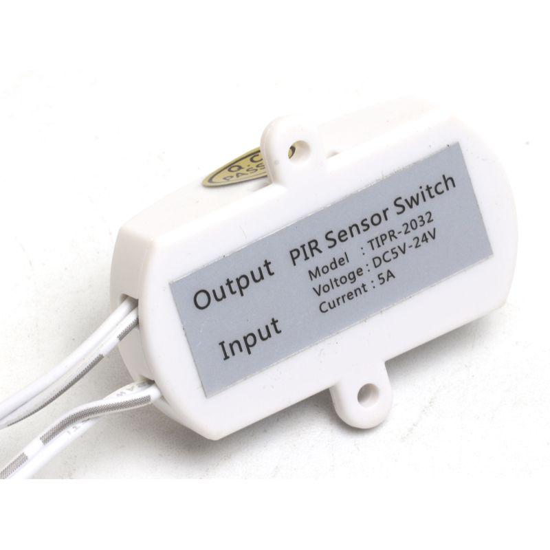 赤外線 人感センサー USB接続タイプ LED用 5V 5A 通電時間 15秒 4分 約50cm(IN 25cm／OUT 25cm)｜uribow｜11