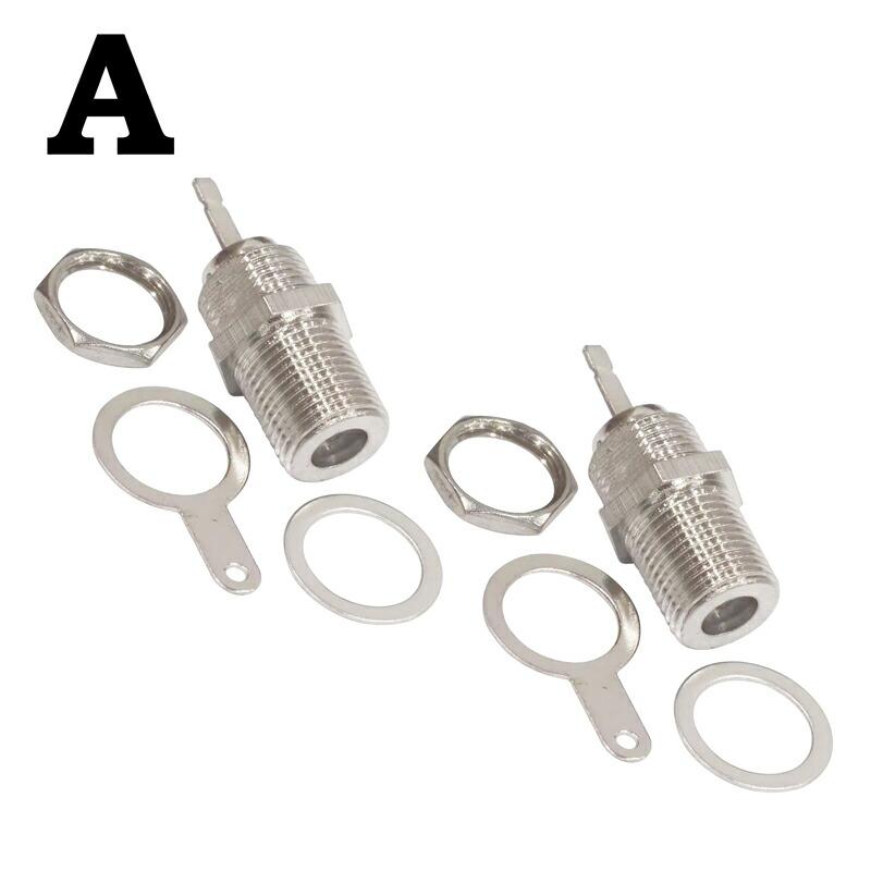 アンテナケーブル コネクタ 同形 2点セット F型 メス レセプタクル