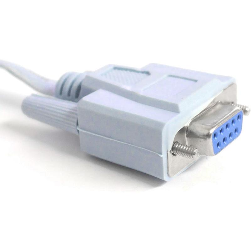 互換品] 【1.5m】Cisco互換コンソールケーブル RJ45 - DB-9 シリアル