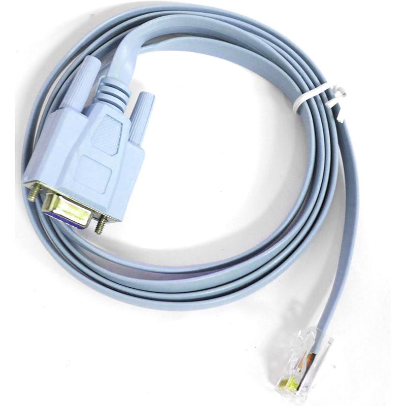 互換品] 【1.5m】Cisco互換コンソールケーブル RJ45 - DB-9 シリアル