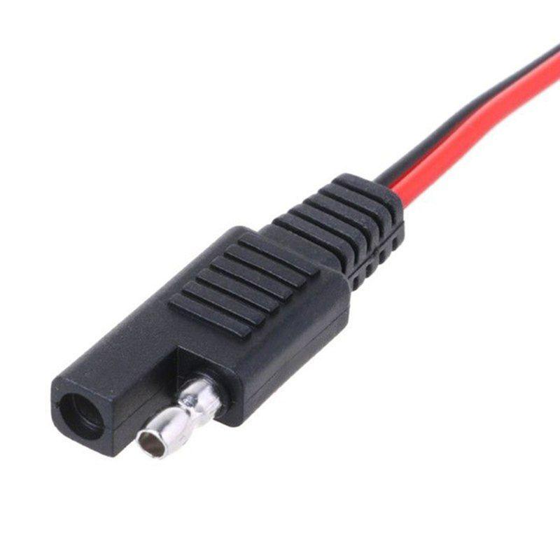 2点セット【約30cm】SAE コネクタ ケーブル 2ピン 18AWG はんだ付け  