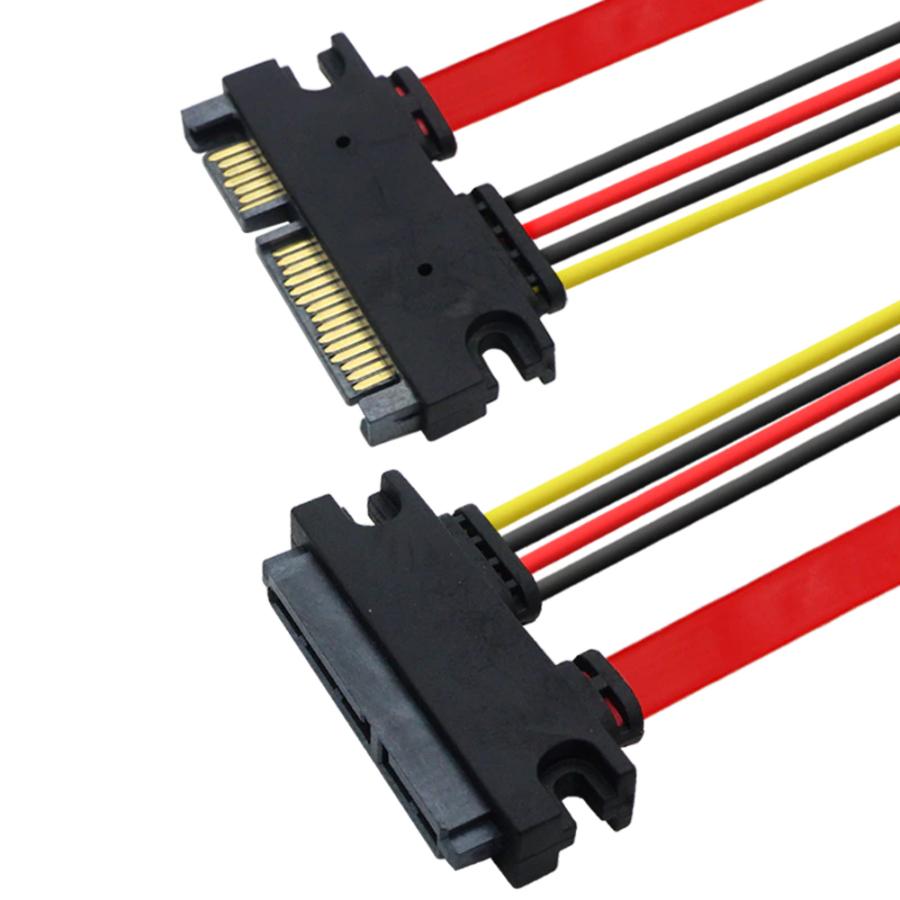 50cm】SATA シリアルATAケーブル 延長ケーブル SATA 7ピン SATA電源 15