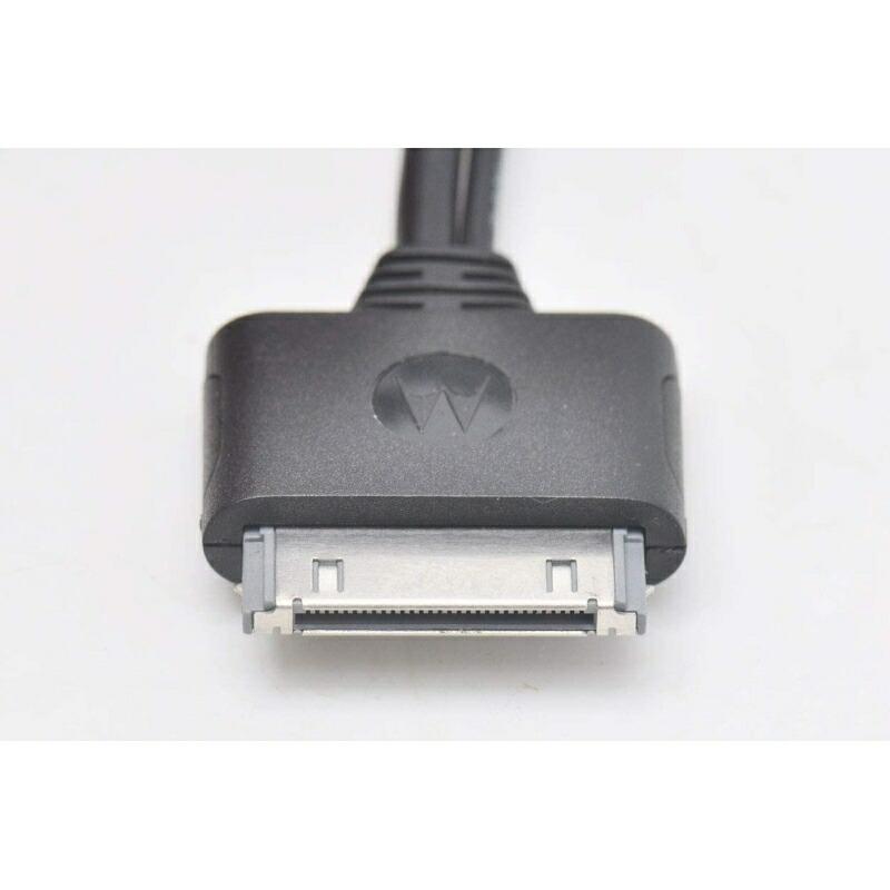 互換品]【Motorola TK30用】約18cm DOCKケーブル 30ピン 充電 データ