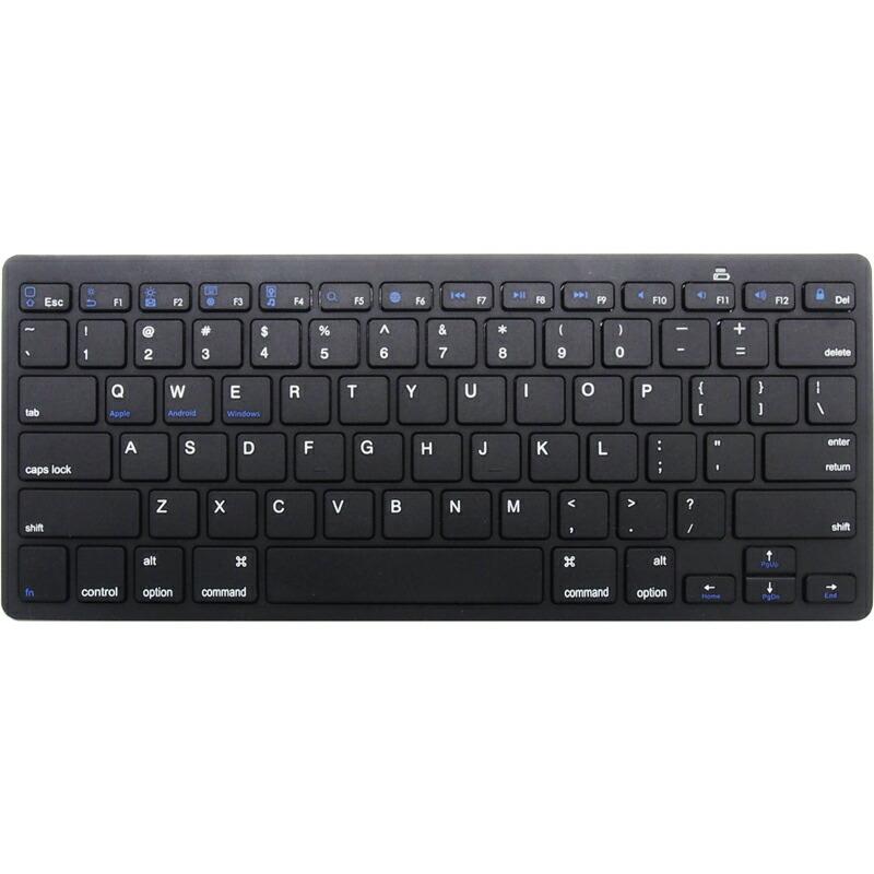 ワイヤレスキーボード ×1個 Bluetooth 英字配列 スリム 薄型