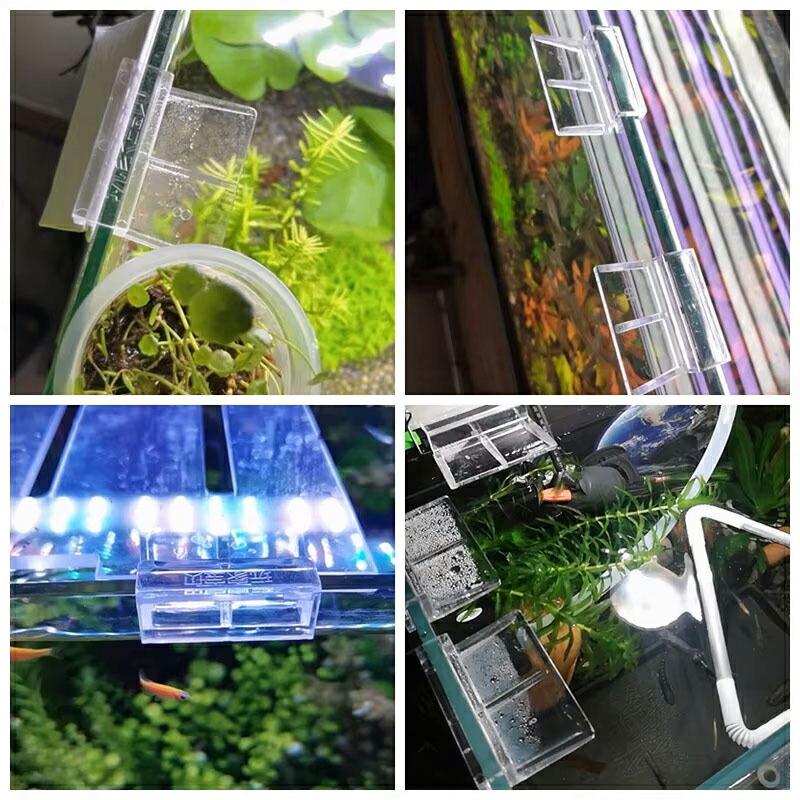 8個】水槽 蓋受け 6mm 透明 アクリル 水槽 ガラス蓋受け 滑り止め 耐久