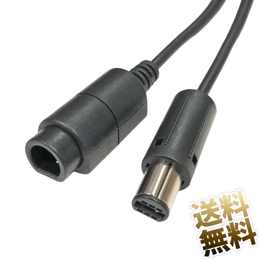 互換品 ゲームキューブ コントローラー延長ケーブル GC用 180cm 黒