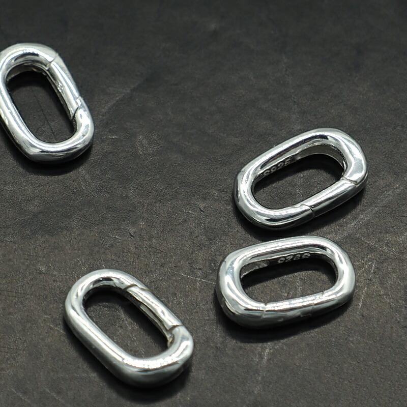 シルバー925 カラビナサークル マルカン 丸カン パーツ ハンドメイド