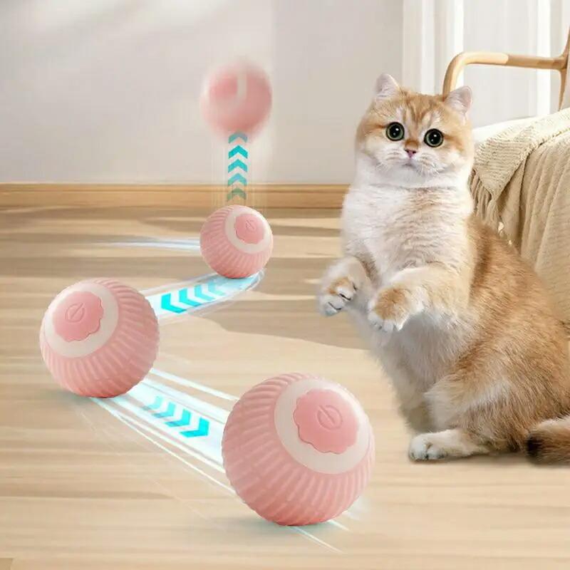 2種セット】 電動猫じゃらし 自動猫ボール 動く 猫用おもちゃ 猫 犬