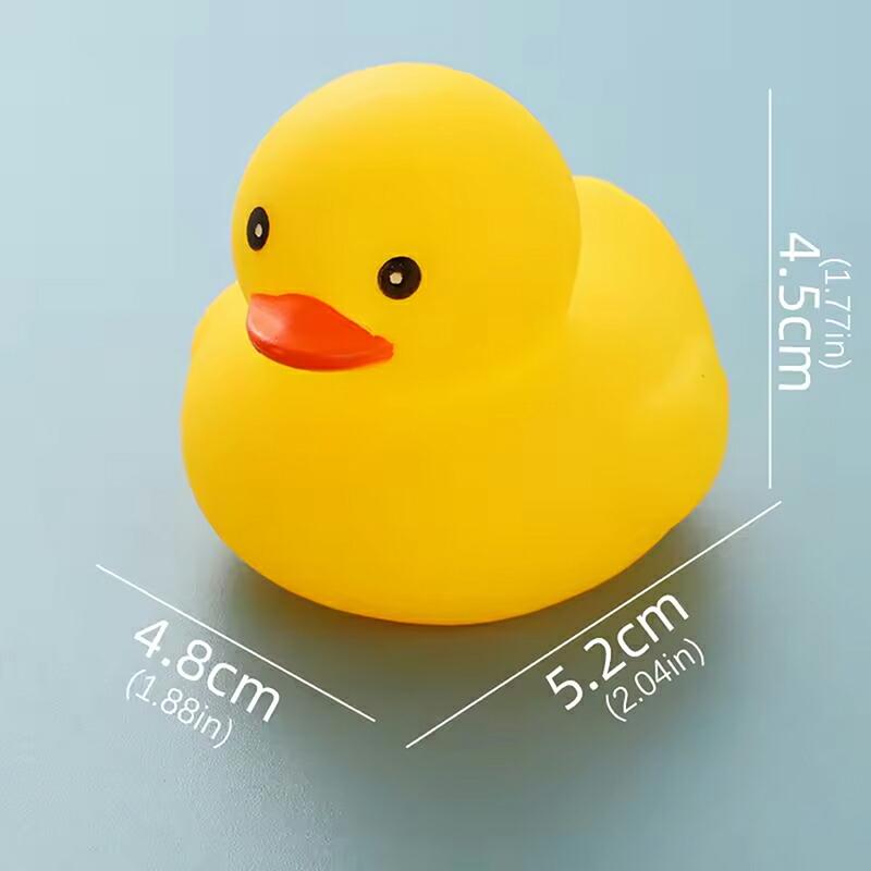 5個】アヒル 小型 黄色い シリコン 可愛い 音が出る 衛生 安 心 子供
