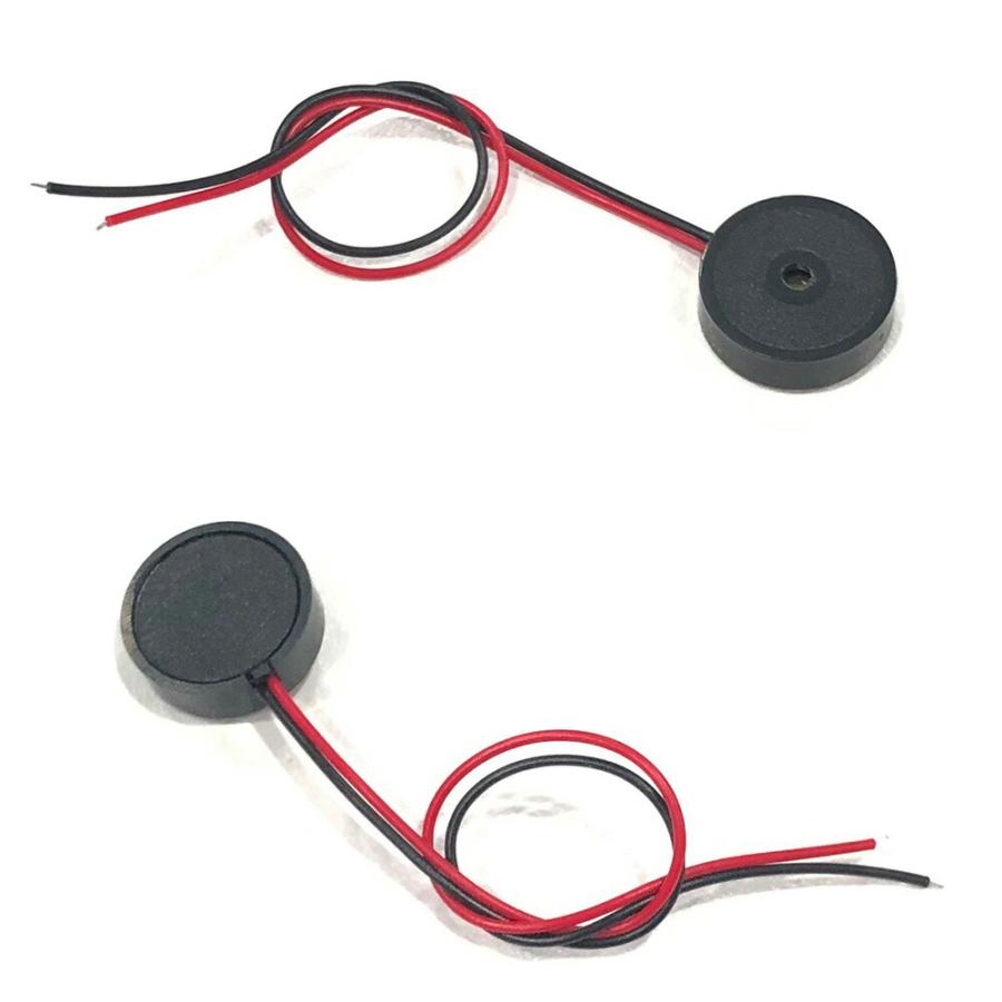 【2点】 HYR-1404 圧電パッシブブザー 12V 電子ブザーリード線 DC低消費電力DIY電子 14×4mm |  | 04