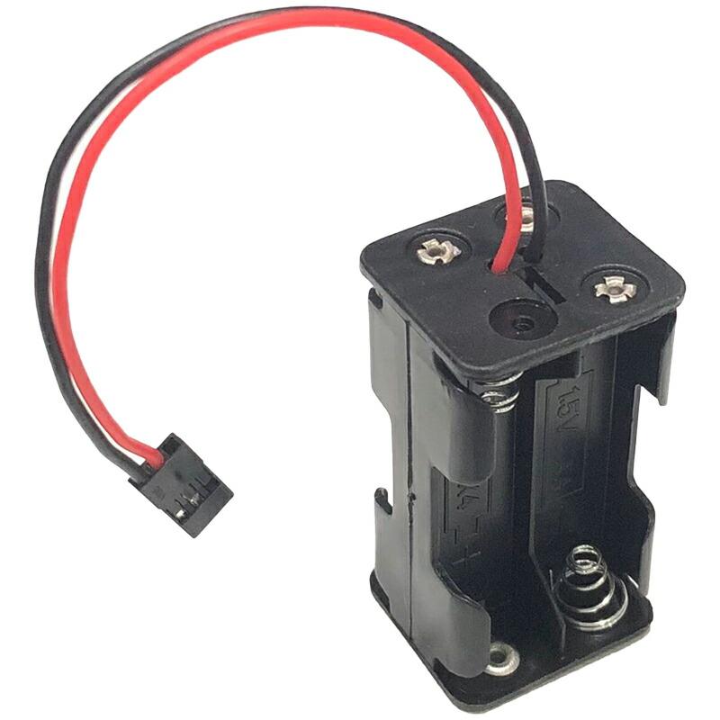 互換品] 【2点】バッテリーボックス 6V FUTABA JR 互換 コネクタ 単3