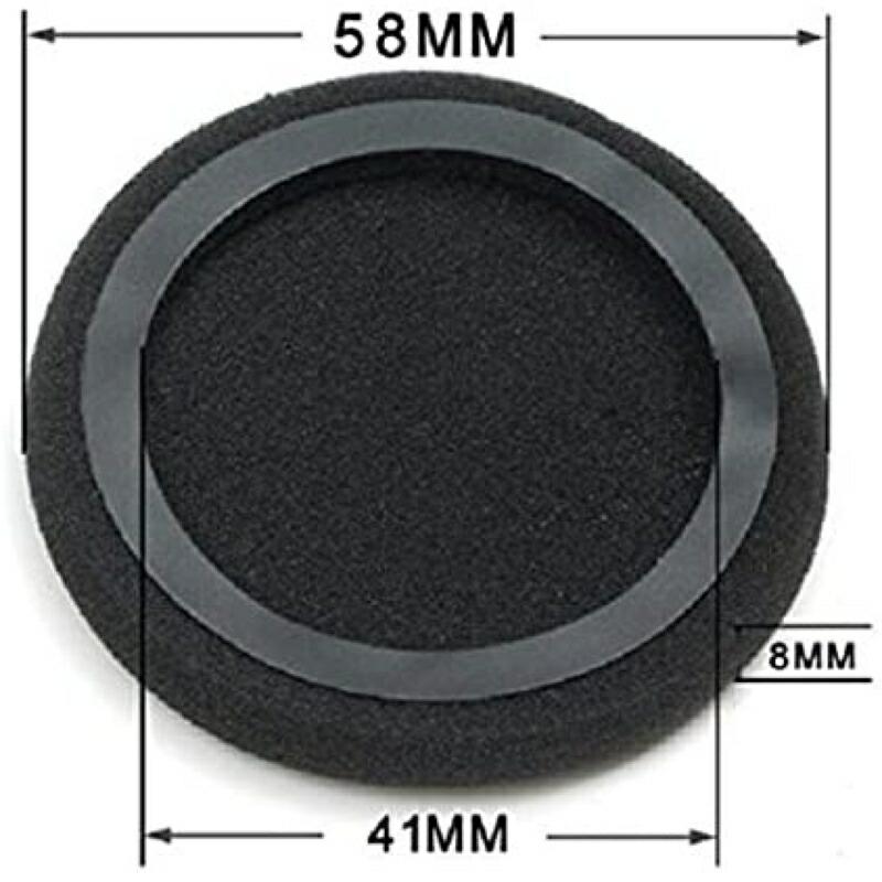 AKG ゼンハイザー 58mm/K420・K402・K403・K412・PX90交換用イヤパッド