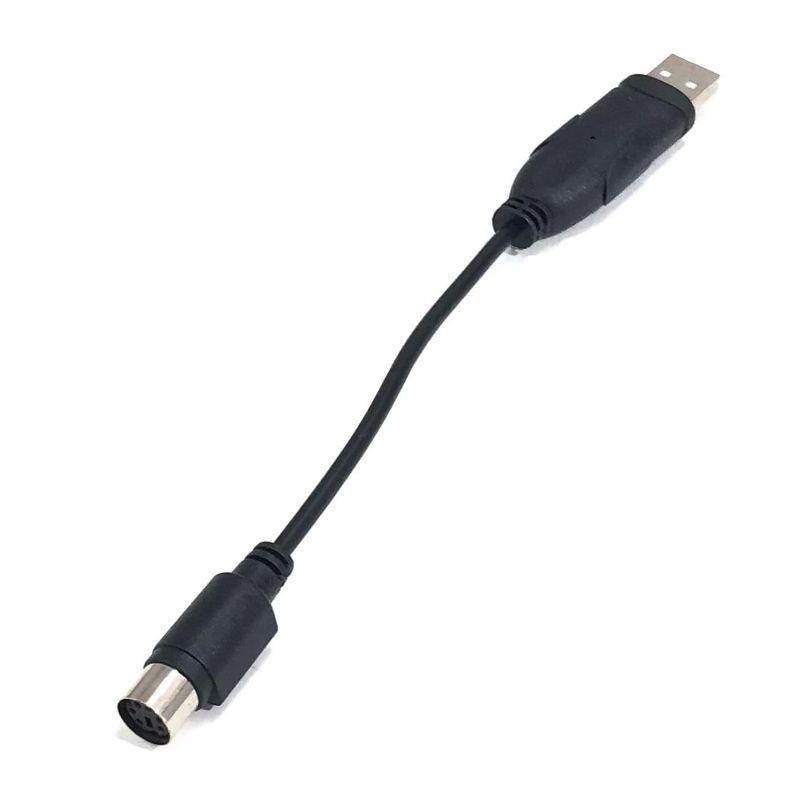 PS/2 USB 変換 コントローラー Aコネクタ（オス）-ミニDIN 6pin（メス