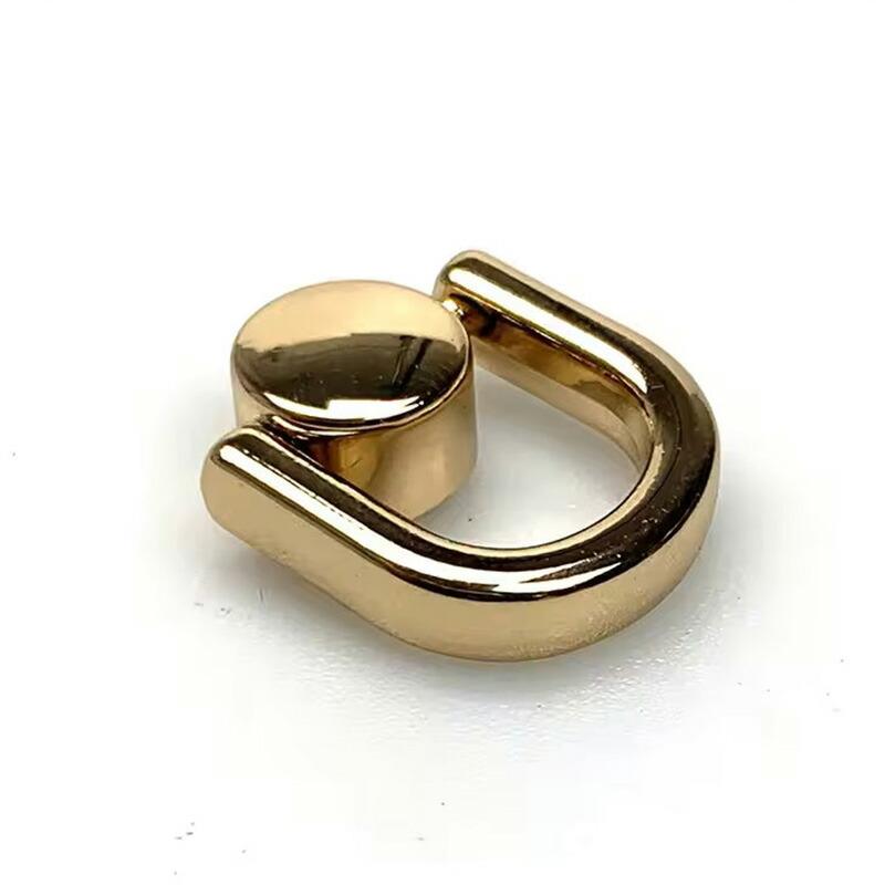 4個】ネジ式トチカン ドロップハンドル サイズ 約18mm×12mm×9mm ライト