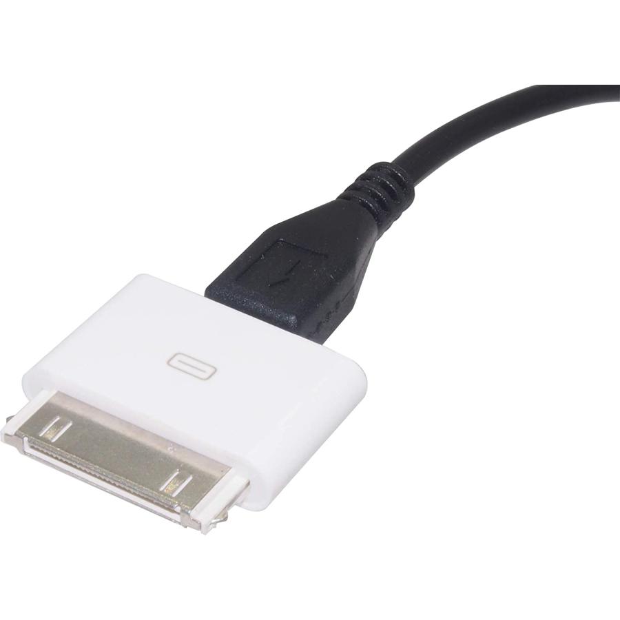 [互換品]DOCK 充電アダプタ microUSB to DOCK 変換アダプタ iPhone 4S 4 第3世代までの iPad 第4世代までの iPod 対応 |  | 02