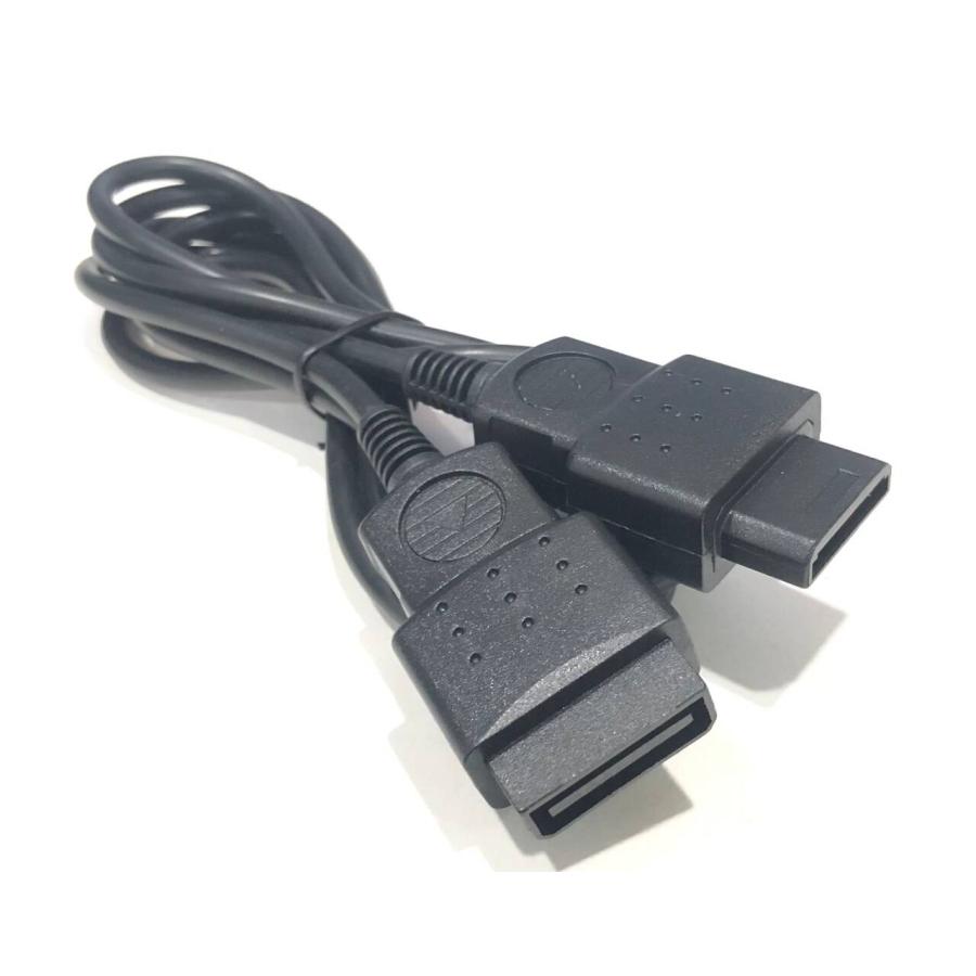互換品]【2本】 セガサターン用 ゲーム機 パッド用 延長ケーブル 約