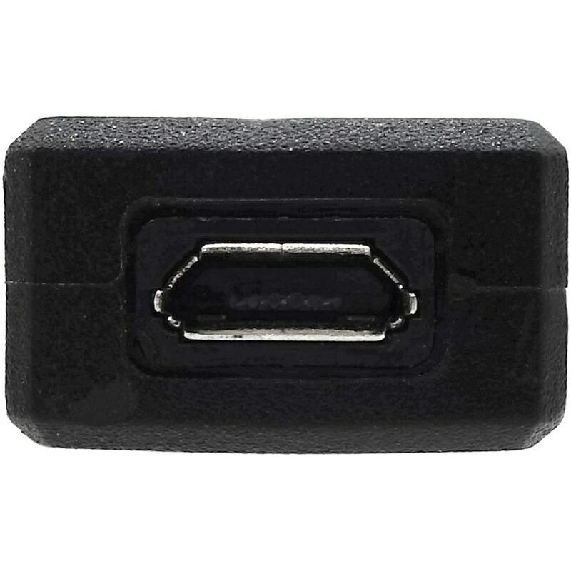 2個セット】マイクロUSB変換アダプタ microUSBタイプBメス-USB-Aタイプ